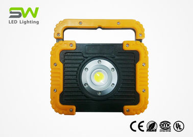 اللون الأصفر LED القابلة لإعادة الشحن ضوء العمل اللاسلكي إخراج USB تصميم منتظم