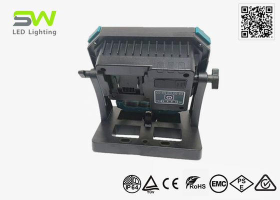 مصباح عمل قابل لإعادة الشحن بقوة 6500 لومن بجهد 18 فولت و 20 فولت مع بطارية أداة كهربائية قابلة للاستبدال