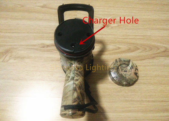 كشاف يدوي ليلي قابل لإعادة الشحن - متوهج، لإطفاء الحرائق والإنقاذ، مقاوم للماء IP66