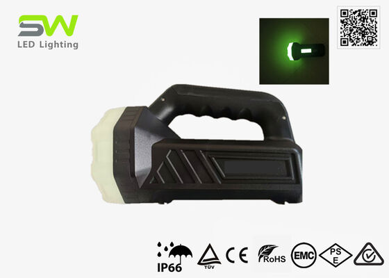 كشاف يدوي ليلي قابل لإعادة الشحن - متوهج، لإطفاء الحرائق والإنقاذ، مقاوم للماء IP66