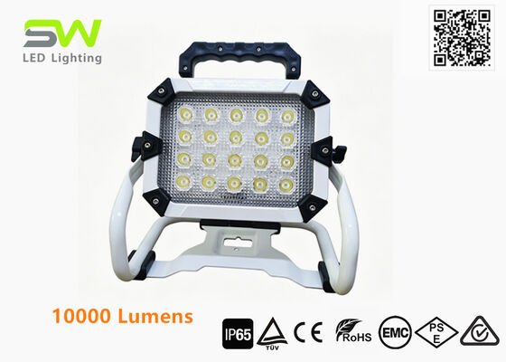 10000 ليمن IP65 مصابيح LED محمولة قابلة لإعادة الشحن لإنقاذ الموقع