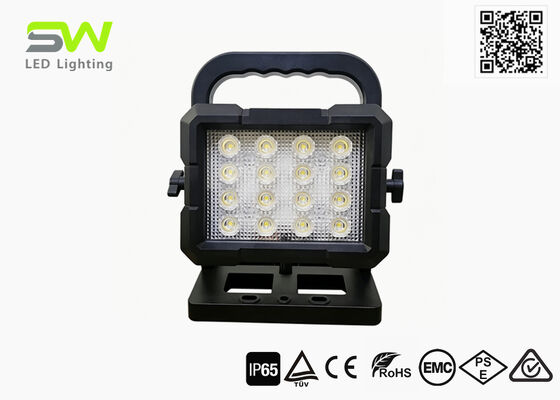 IP65 6500 ليمن ضوء عمل الطوارئ قابل لإعادة الشحن في موقع البناء